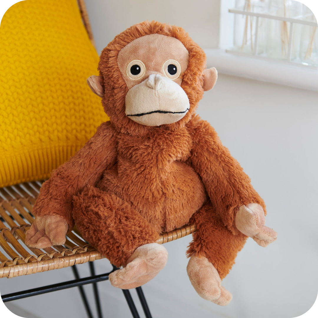 Warmies 13'' Orangutan - Fully Heatable Cuddly Toy scented with French Lavender