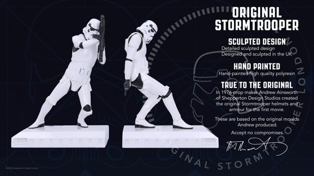 Nemesis Now Stormtrooper Bookends 18.5cm - Officially Licensed Bookend Figurines