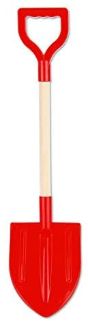 AB Gee abgee 834 CX1019B EA Large Shovel Wooden Handle, Red