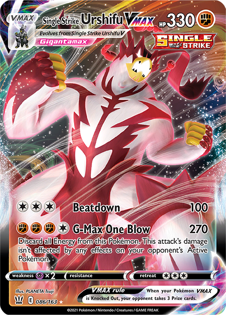Pokémon | Single Strike Urshifu / Rapid Strike Urshifu Liga-Kampfdeck (eins nach dem Zufallsprinzip)