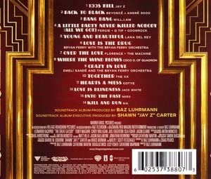 The Great Gatsby (2013) - Audio CD Soundtrack (Region Free)