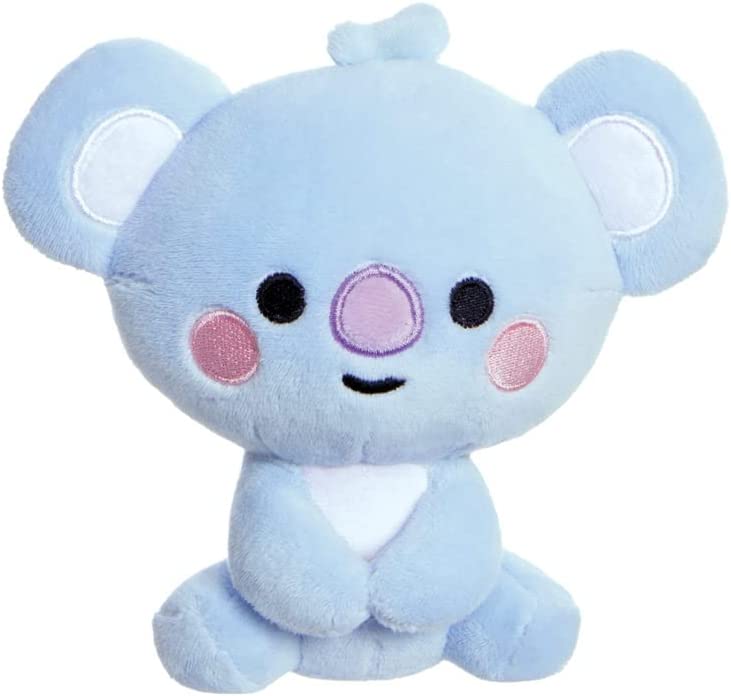 AURORA, 61484, BT21 Official Merchandise, Baby KOYA Sitting Doll 5In, Soft Toy,