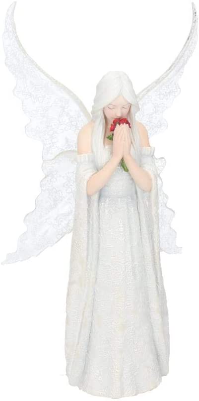 Nemesis Now B2798G6 Love Remains Anne Stokes Figurine 26cm White, Resin