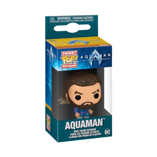 Funko POP! Keychain: DC - Aquaman - Collectable Vinyl Mini Figure Novelty Keyring