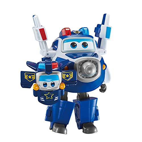 Super Wings EU750945 Supercharged Paul & Magnetic Transforming Super Pet Paul, B