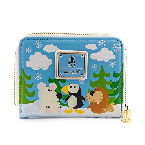 LOUNGEFLY ELF Buddy and Friends ZIPAROUND Wallet ELFWA0004