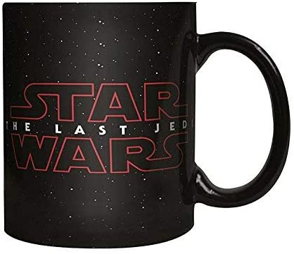 Star Wars Die letzten Jedi Logo Heat Reveal Becher, schwarz