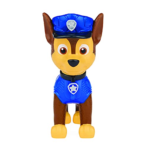 Paw Patrol, Movie Collectible Chase Action Figure with Clip-on Backpack and 2 Projectiles