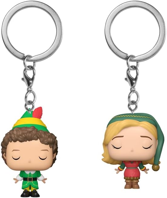 Funko Pop! Keychain: Elf - 2 Pack Buddy & Jovie Novelty Keyring