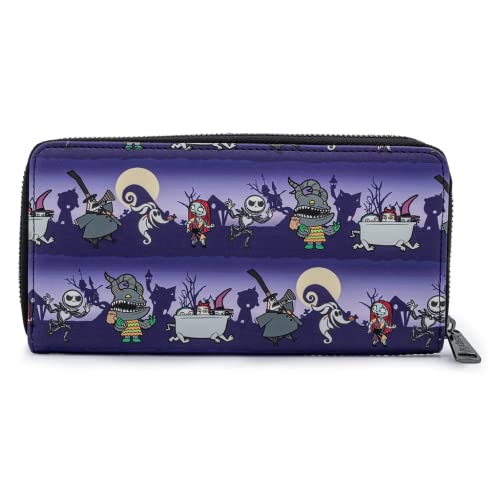 Loungefly Disney NBC Halloween Line Zip Around Wallet WDWA1711