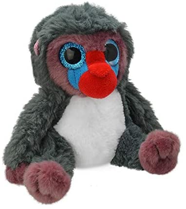 Orbys Wild Planet 25cm Handmade Mandrill Soft Toy Plush Toy