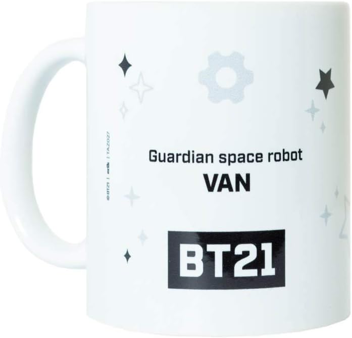 BT21 Official Merchandise Van Ceramic Mug | 35 cl - 350 ml