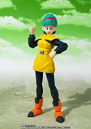 Bandai 196639 Dragon Ball Z Sh Figuarts Figurine, Bulma Journey To Namek, 16 cm,