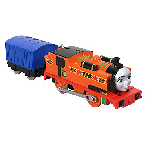 Thomas & Friends TrackMaster Motorized Nia Toy Train - Battery-Powered Train for Ages 6 Months+ (0194735035441)