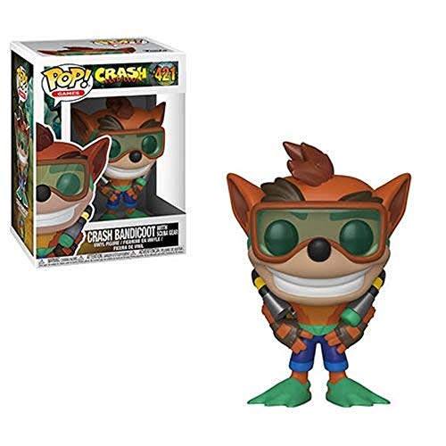 Crash Bandicoot With Scuba Gear Funko 33916 Pop! Vinyl