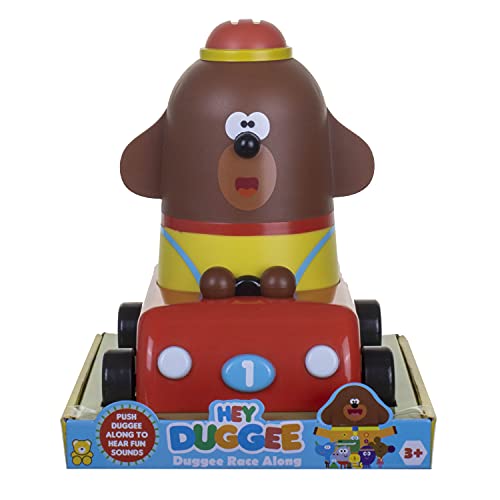 Hey Duggee 2145 Race Toy Fun, CBeebies Star in Push Along Car, Sounds from The T