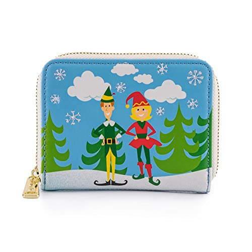 LOUNGEFLY ELF Buddy and Friends ZIPAROUND Wallet ELFWA0004