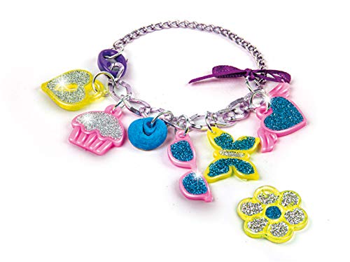 Clementoni 18583, Crazy Chic My Multicolour Charms Jewellery Kit for Children, A