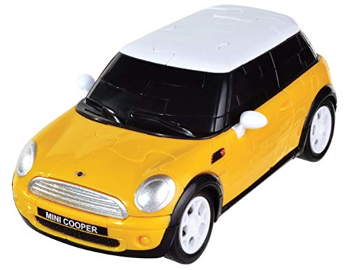 Herpa 80657074 Fun 3D Puzzle 80657074-Mini Cooper, Yellow