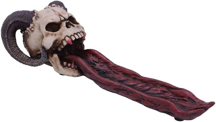 Nemesis Now Bite Your Tongue Incense Burner 26.7cm, Red