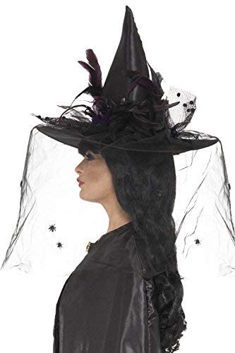 Smiffys Witch Deluxe Hat - Black (33786)