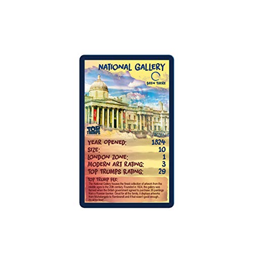 Top London Galleries Top Trumps Card Game