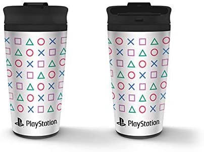 Pyramid International MTM25995 Playstation (Shapes) Metal Travel Mug