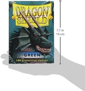 Dragon Shield - Box of 100 Highest Quality Trading Card Sleeves - Green