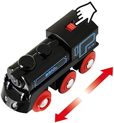 BRIO World Rechargeable Engine Train with Mini USB Cable for Kids Age 3 Years Up - Compatible with all BRIO Railway Sets & Accessories