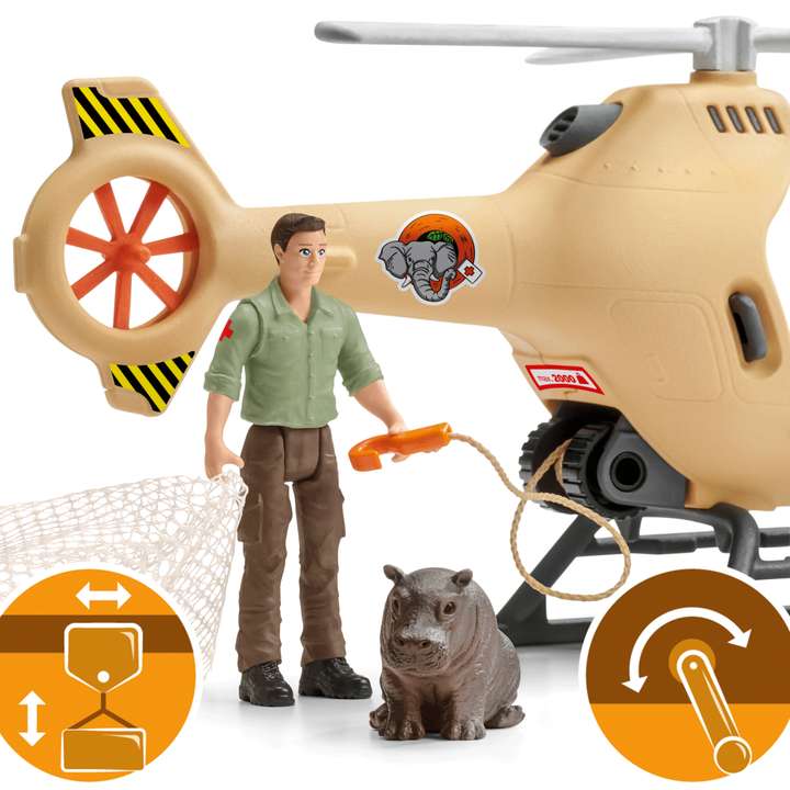 Schleich 42476 Tierrettungshubschrauber Wild Life