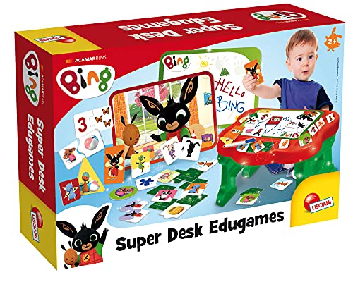 Liscianigiochi 75874 Bing Super Desk EDUGAMES, Multi-Coloured