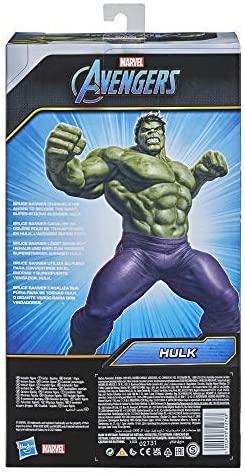 Marvel Avengers Titan Hero Series Blast Gear Deluxe Hulk Action Figure, 30-cm Toy, Inspired byMarvel Comics, For Children Aged 4 and Up