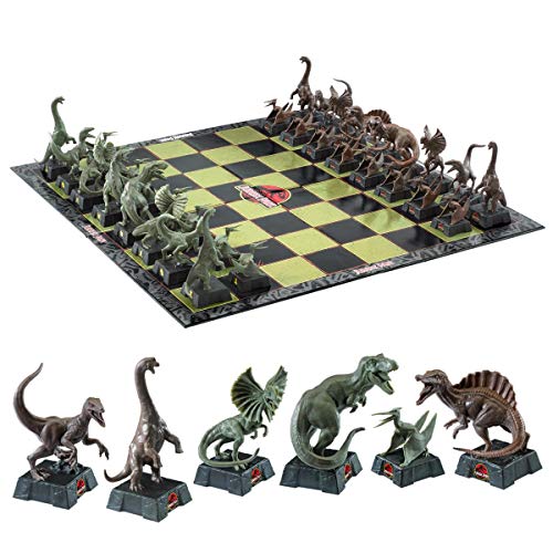 The Noble Collection Jurassic Park chess set