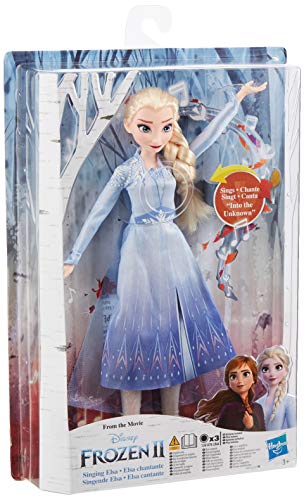 Frozen Singing Elsa Fashion Doll with Music Wearing Blue Dress