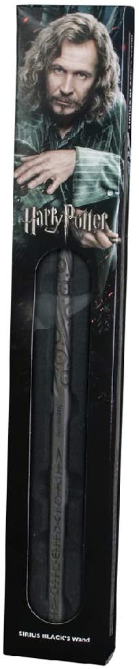 The Noble Collection - Sirius Black Wand In A Standard Windowed Box - 15in (39cm) Wizarding World Wand - Harry Potter Film Set Movie Props Wands