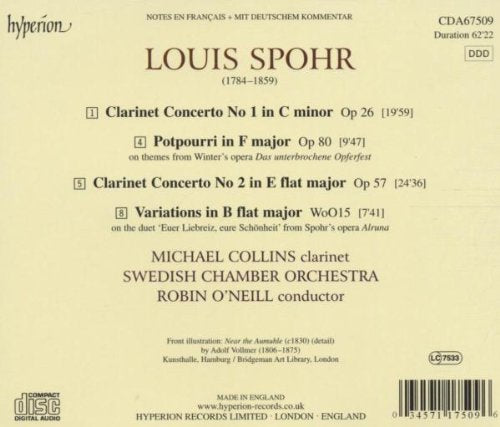 Michael Collins - Spohr: Clarinet Concertos Nos. 1 & 2 [Audio CD]