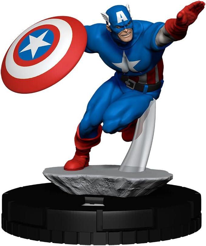 Avengers 60th Anniversary Play at Home Kit Captain America: Marvel HeroClix