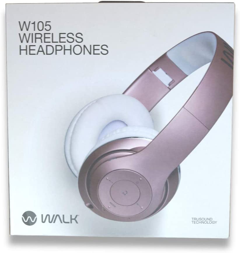 Walk Audio Rose Gold Wireless Headphones