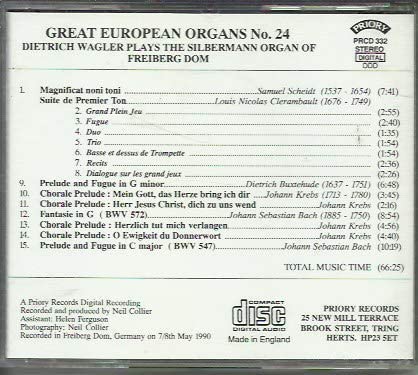 Great European Organ No. 24 - [Audio CD]