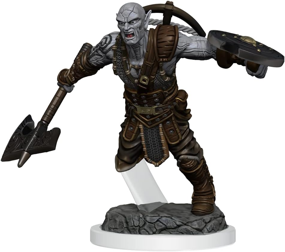 Wizkids D&D Nolzurs Marvelous Earth Genasi Fighter Unpainted Miniatures