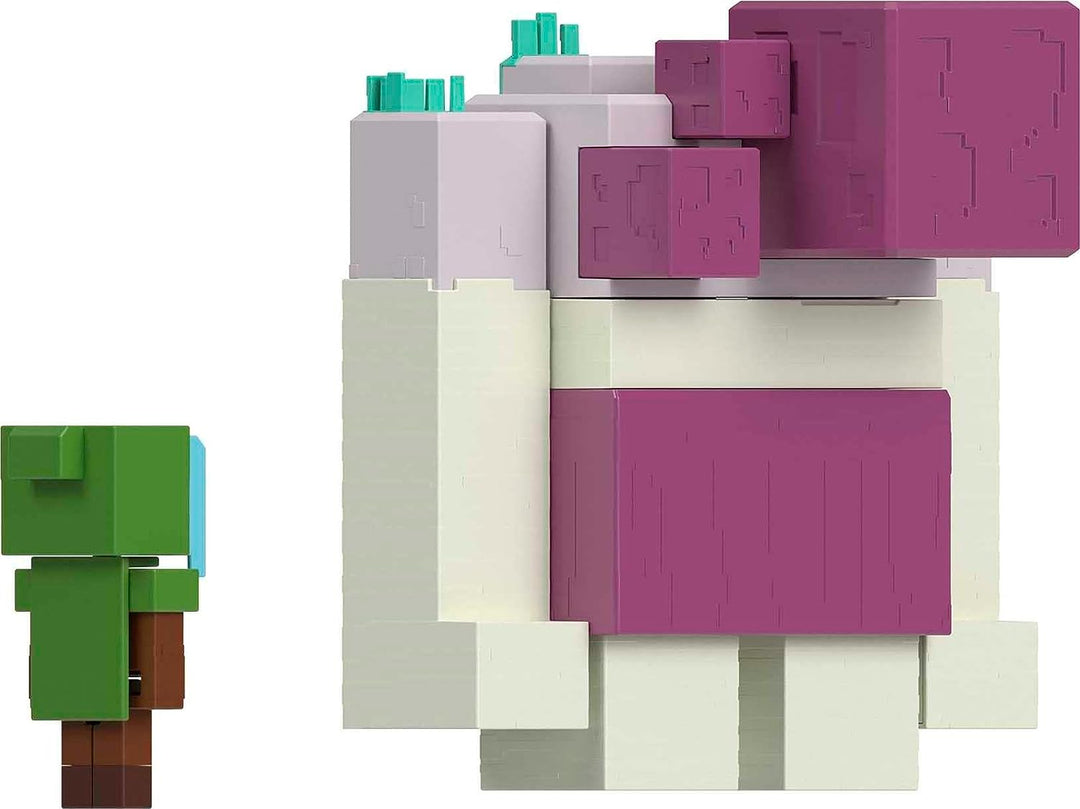 Minecraft-Spielzeug, Legends Devourer-Actionfigur, 1 Ranger-Actionfigur und 2 Zubehörteile