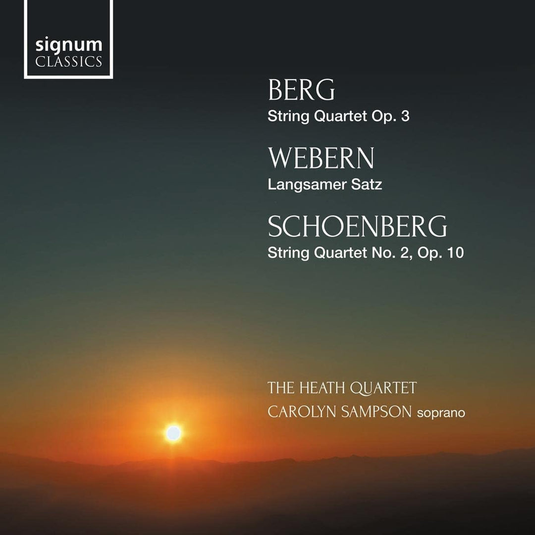 Sampson - Berg: String Quartet, Op. 3/Webern: Langsamer Satz/... [Audio CD]