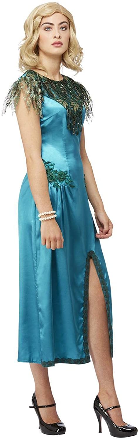 Smiffys 51532S Officially Licensed Peaky Blinders Grace Shelby Costume, Women, B S - UK Size 8-10