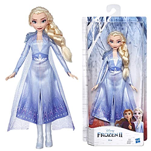 Disney Frozen Elsa Fashion Doll With Long Blonde Hair and Blue Outfit