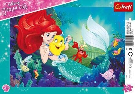 AB Gee 916 31272 EA 30 Pcs Frame-Disney Ariel, Red