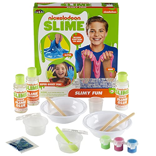 Nickelodeon Slime Slimy Fun Kit slime making ingredients playset slime activator