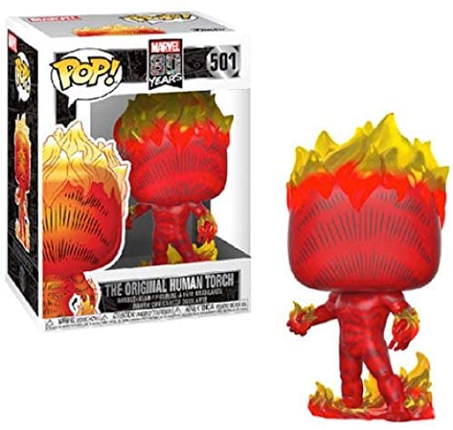 Marvel 80th Anniversary Human Torch Funko 42653 Pop! Vinyl #501