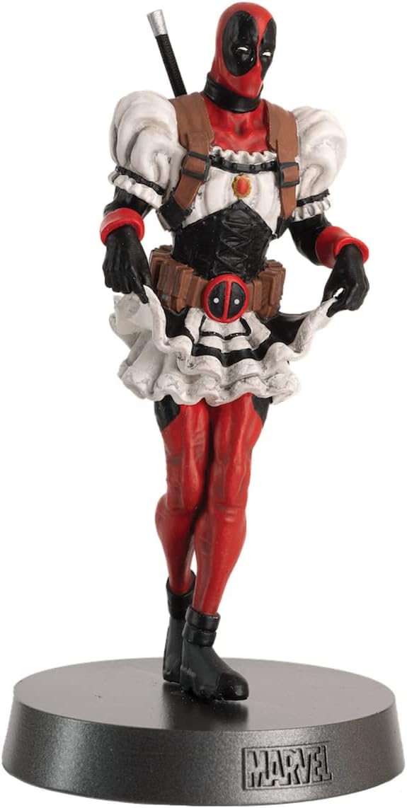 Eaglemoss Collections Marvel - Deadpool as a French Maid Marvel Comics Figurine