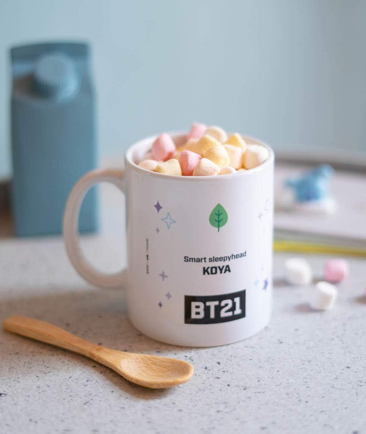 Grupo Erik BT21 Official Merchandise Koya Ceramic Mug | 35 cl - 350 ml | Coffee Mug