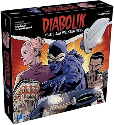 Diabolik: Heists & Investigations Board Games for Family 30-60 Minutes of Gameplay